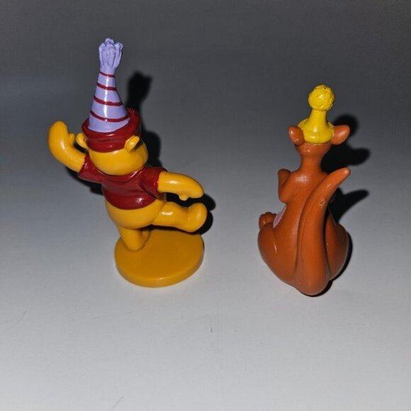 2 Disney Winnie the Pooh Figures Toy Lot Kanga Roo Birthday Party Cake Topper - Picture 5 of 7